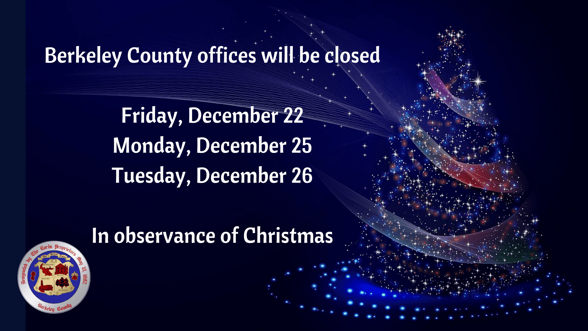 Closed Christmas